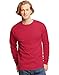 Hanes TAGLESS Long-Sleeve T-Shirt,Deep Red,Large