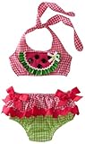 Mud Pie Baby-girls Newborn Lil' Chick Watermelon Bikini