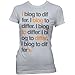Blog to Differ Ladies Fine Jersey T-Shirt, New Silver, 2XL