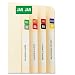 Month End Tab Folder Labels, Assorted Colors, 250 per Month, 3000/Box