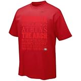 Nike Georgia Bulldogs Red Print Plate T-shirt