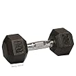 Body Solid Rubber Coated Hex Dumbbell