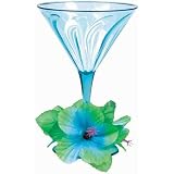 Floral Paradise Cool Martini Glass