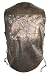 Men's Brown Leather Embossed Eagle Vest
