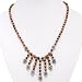 EXP Handmade Tiger Eye & Silver Necklace