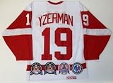 STEVE YZERMAN Detroit Red Wings STANLEY CUP HOF JERSEY - Medium