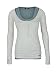 Bench Damen Longsleeve CHIPPER, medium grey marl, L_BLGA2204_GY080X