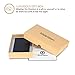 SHIELDON Slim Fit Leather Flip Kickstand Wallet Card Holder Case with Magnetic Closure for iPhone 6s Plus / 6 Plus - Black