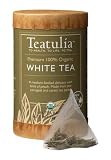 Teatulia Organic White Tea, 16-Count Pyramid Tea Bags (Pack of 3)