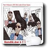 Londons Times Funny Medicine Cartoons - Meanwhile Down In X-Ray -Ray Charles Memorial- - Mouse Pads