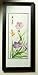 100% Hand Painted Chinese Decorative Art - Sping Flowers with Butterfly - Frame Not Included