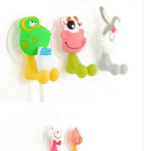 Kids Children Cartoon Brush Holder Set of 3pcs