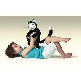 CARTOON CAT PUPPET by Folkmanis
