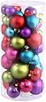 Vickerman Shiny/Matte Balls, Includes 50 Per Box, 1.5 by 2-Inch, Multicolored