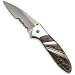 Kershaw Leek Folding Pocket Knife with Artisan-Crafted Picasso Marble Handle