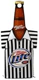 Miller Lite Football Referee Beer Bottle Jersey Koozie Miller Lite Football Referee Beer Bottle Jersey Koozie