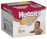 Huggies Natural Care Lightly Scented Baby Wipes - 360 Count Refill