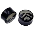 Horn Plug with Skull Logo 1" - Sold as Individual