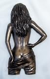 Bronze Erotic Plaque Hot Bot Topless Woman Wall Art