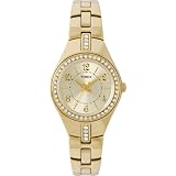 Timex Ladies Classic Crystal Sport Chic Gold-Tone Bracelet Watch #T2M738 by Timex