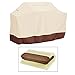 ETvalley BBQ Grill Cover Protection - Medium BBQ Cover - Waterproof Material - Two-Tone Colors Beige and Coffee –Size, 58 x 48 x 24 inches