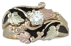 Black Hills Gold Ladies' 10K Wedding Set