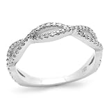 14K Diamond Engagement Wedding Ring 0.32ct Round White Diamond Celtic Band (G-H, SI1)