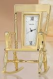 Bulova Rocking Chair Miniature Collection Clock - B0419