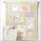 Nursery Rymes Embroidered Keepsake Quilt in Lullabye Luggage