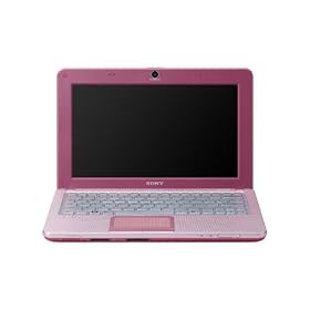 Sony VAIO W11S1E Mini Notebook - Atom N280 1.66GHz 1Gb 160Gb 10.1 inch WXGA Windows XP Home (Pink)