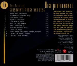 Porgy & Bess: High Performance under The Classical Store