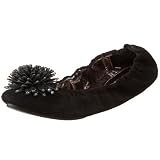 Wanted Women's Blossom Flat,Black Suede,8 M US
