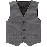 クレイジーエイト Crazy 8/ ヘリッジボーン ベスト グレー アウターベスト XS【並行輸入】