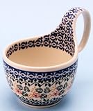Polish Pottery 14 oz. Soup Bowl w/ Handle