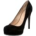 Pour La Victoire Women's Irina Platform Pump,Black Suede,9 M US
