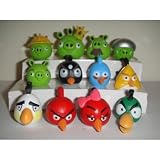 12 Angry Birds and Pigs Figures Set