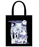 オオカミさんと七人の仲間たち トートバッグ キービジュアル柄 BLACK