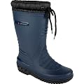 Original SPIRALE gef�tterter Winterstiefel Gummistiefel f�r Damen blau