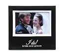 Mud Pie Wedding Eat, Drink and Be Married Photo Frame, Bride and Groom