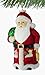 Barcana Large 8-Inch Shatterproof Santa, Christmas Ornament