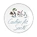 Pfaltzgraff Penguin Skate Cookies For Santa Plate