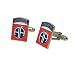 Epic Militaria Military Style Cuff Links Pair (American 82nd Airborne)