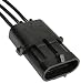 Pico 5797PT Three Cavity Weatherpack Connector Shroud Pigtail Assembly with Male Term...