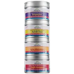Herbaria L�nderset Orient - Probier- und Geschenkset aus vier Bio-Feinschmecker Gew�rzmischungen, 1er Pack  (1 x 145g)  - Bio