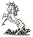 Soaring Unicorn Figurine with Crystals - Pewter - 4'' Height