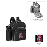 Stanford Cardinal NCAA Sorrento Insulated Picnic Backpack (Black/Grey)