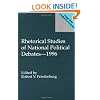 Rhetorical Studies of National Political Debates--1996