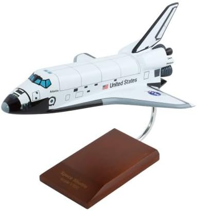Orbiter Atlantis Wood Model Spacecraft