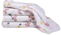 Pinzon Baby by aden + anais, 100-Percent Cotton Muslin Swaddle Blanket, Set of 4, Tea Party
From aden + anais
