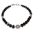 Smoky Quartz Necklace Sterling Silver Jewelry 18.5 inches